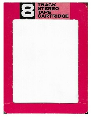 Generic / Red-Pink-Black-White | Record Company Sleeve for 8-Track Tape