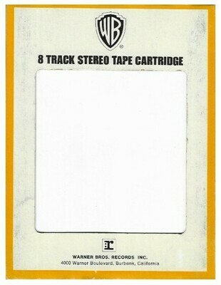 Warner Bros. / Yellow Orange-White-Black | Record Company Sleeve for 8-Track Tape