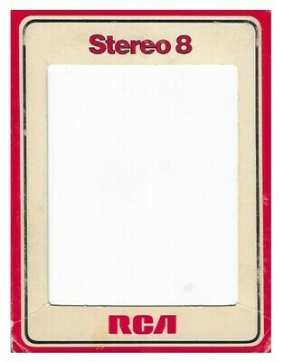 RCA / Red-White-Black | Record Company Sleeve for 8-Track Tape | Stereo 8