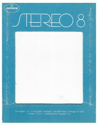 Mercury / Blue-White | Record Company Sleeve for 8-Track Tape