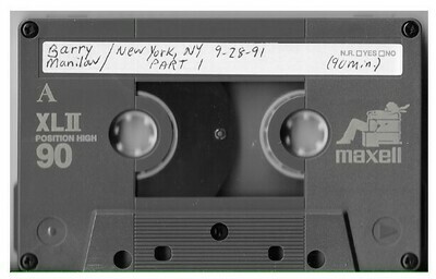 Manilow, Barry / New York, NY (Paramount Theatre) - September 28, 1991 | Part 1