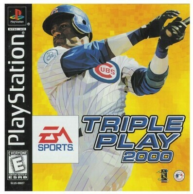 Playstation 1 / Triple Play 2000 | Sony SLUS-00827 | March 1999 | Sammy Sosa