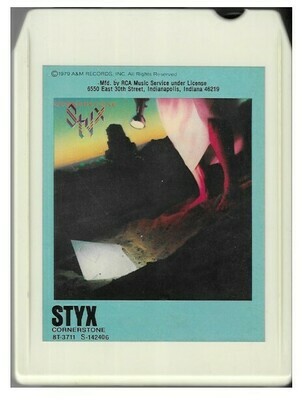 Styx / Cornerstone | A+M 8T-3711 | October 1979