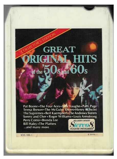 Various Artists / Great Original Hits of the &#39;50s and &#39;60s - Tape 1 | Reader&#39;s Digest RD5-182-1 | 1974