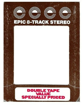 Epic / Brown-White-Red | Record Company Sleeve for 8-Track Tape