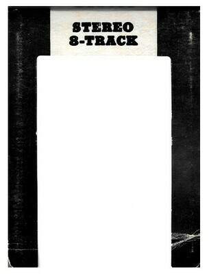 Generic / Black-White | Record Company Sleeve for 8-Track Tape