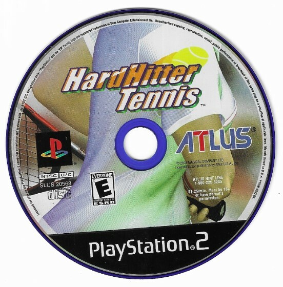 Playstation 2 / Hard Hitter Tennis | Sony SLUS-20568 | Video Game | October  2002