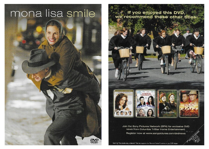 Roberts Julia Mona Lisa Smile Columbia Pictures Dvd Video 04 With Special Features