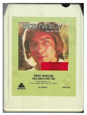 Manilow, Barry / This One&#39;s For You | Arista S-123992 | August 1976