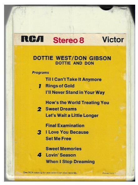 West, Dottie (+ Don Gibson) / Dottie and Don | RCA Victor P8S-1435 | March 1969