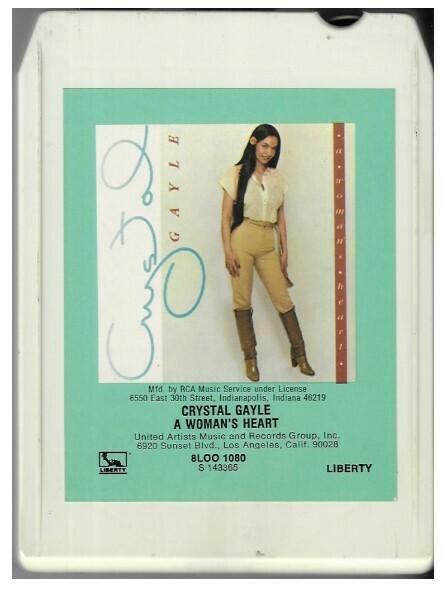Gayle, Crystal / A Woman's Heart | Liberty 8LOO-1080 | November 1980
