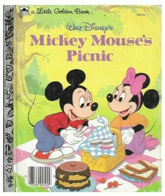 Mickey Mouse / Mickey Mouse&#39;s Picnic | Golden Press | 1990 | A Little Golden Book