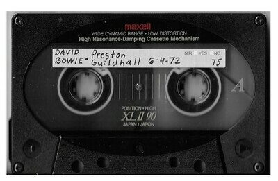 Bowie, David / Preston, UK (Guildhall) | June 4, 1972
