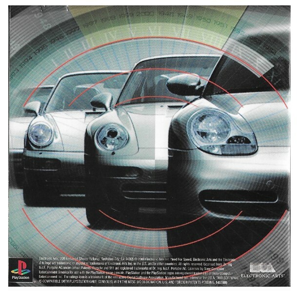 Need For Speed Porsche Unleashed - Sony Playstation 1 PS1 PSX - Editorial  use only Stock Photo - Alamy