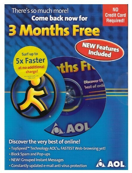 America Online / 3 Months Free | 2004