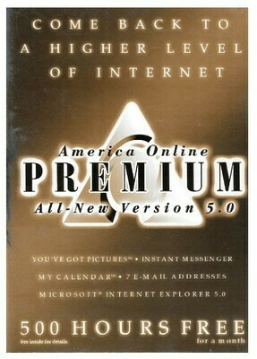 America Online / AOL Version 5.0 - Premium | 1999