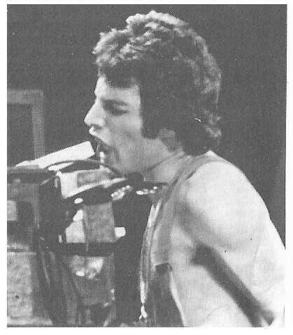 Queen / Freddie Mercury On Stage, at Piano, Profile | Magazine Photo | 1970s