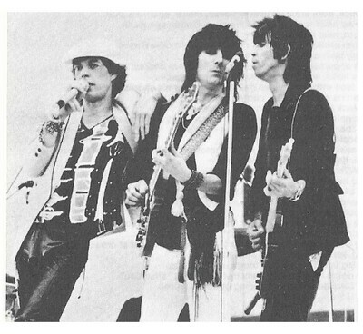 Rolling Stones, The / Mick, Ron, Keith On Stage (Mick On Left with Hat) | Magazine Photo | 1978