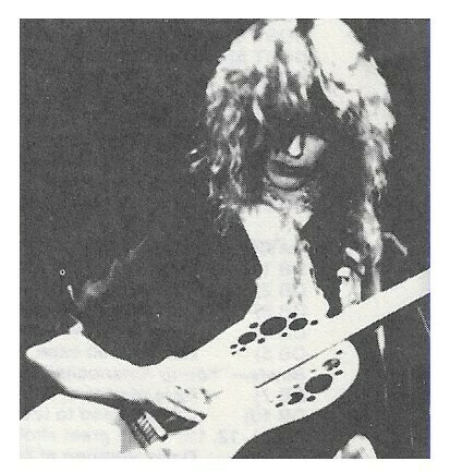 Heart / Nancy Wilson-On Stage-Looking Down-Playing Guitar | Magazine Photo | 1970s