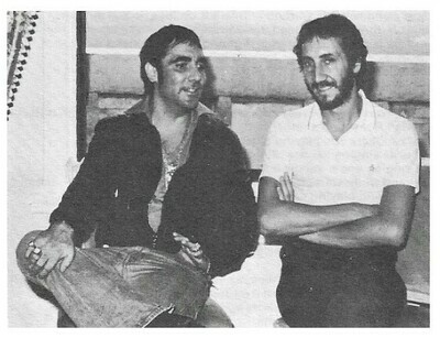 Who, The / Keith Moon-Pete Townshend Smiling, Sitting | Magazine Photo | 1970s | Larger