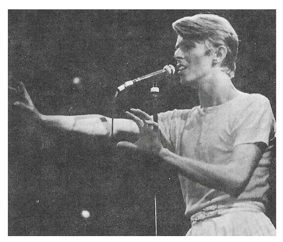 Bowie, David / On Stage-Profile-Right Arm Outstretched | Magazine Photo | 1970s