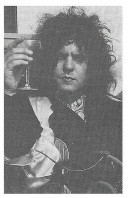 T. Rex / Marc Bolan Raising Wine Glass | Magazine Photo | 1970s