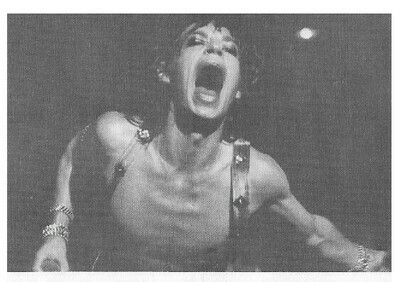 Rolling Stones, The / Mick Jagger-On Stage-Mouth Wide Open-No Shirt | Magazine Photo | 1970s