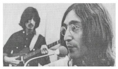 Beatles, The / George-John-In Studio | Magazine Photo | 1969