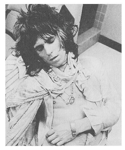 Rolling Stones, The / Keith Richards-Passed Out-Open Shirt | Magazine Photo | 1970s