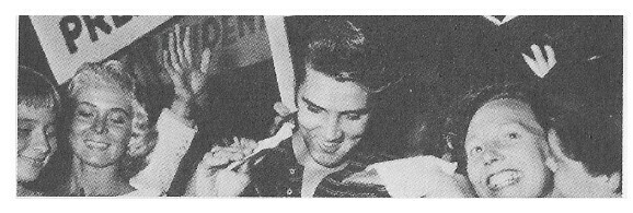Presley, Elvis / With Female Fans-Elvis for President | Magazine Photo