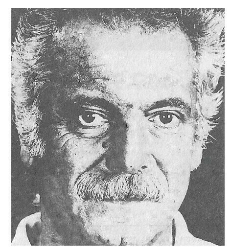 Brassens, Georges / Closeup-Dark Background | Magazine Photo