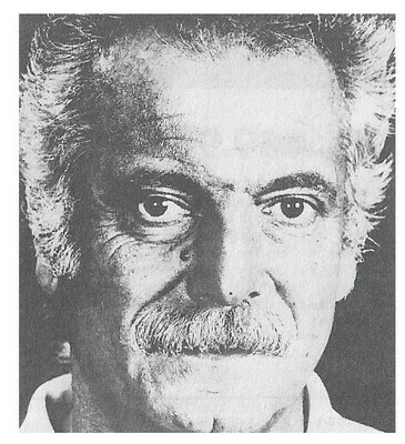Brassens, Georges / Closeup-Dark Background