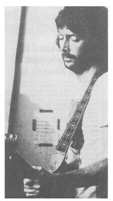 Clapton, Eric / In Studio-Playing Guitar-Looking Down | Magazine Photo | 1970s
