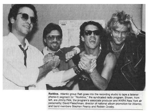 Ratt / Rattline | Magazine Photo with Caption | December 1986