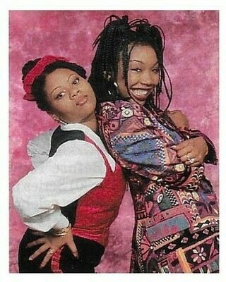 Brandy / With Countess Vaughn in Moesha | Magazine Photo | January 1996