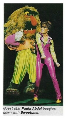 Abdul, Paula / Guest Star Boogies Down with Sweetums | Magazine Photo | 1996