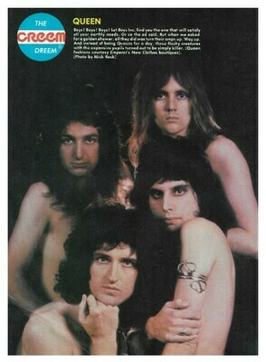 Queen / The Creem Dream | Magazine Photo with Caption | May 1977