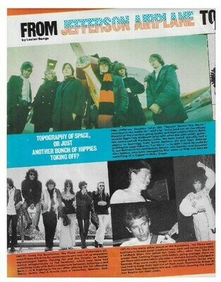 Jefferson Airplane / Topography of Space | Magazine Article with 5 Photos | May 1977 | Part 1
