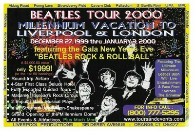 Beatles, The / Beatles Tour 2000 | Postcard | 1999