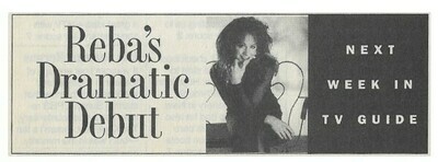 McEntire, Reba / Reba&#39;s Dramatic Debut | Magazine Ad | June 1994