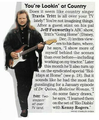 Tritt, Travis / You&#39;re Lookin&#39; at Country | Magazine Article with Photo | 1995