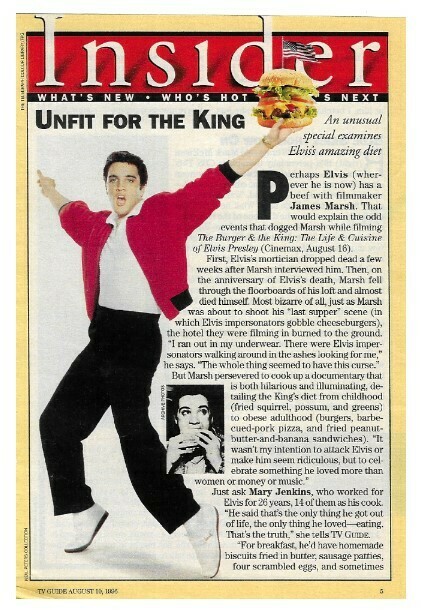 Presley, Elvis / Unfit For a King | Magazine Article with 2 Photos | August 1996