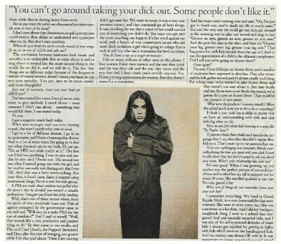 Red Hot Chili Peppers / Anthony Kiedis Interview | Magazine Article with 2 Photos | April 1994 | Part 1