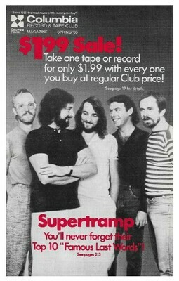 Columbia Record + Tape Club / Supertramp | Catalog | Spring 1983