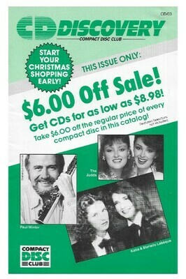 CD Discovery / This Issue Only: $6.00 Off Sale! | 1988