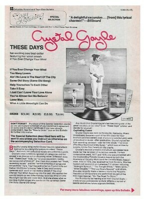 Gayle, Crystal / These Days / 1980