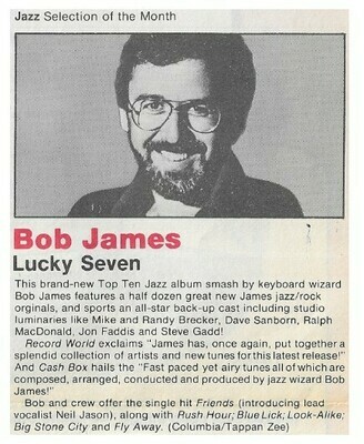 James, Bob / Lucky Seven / 1979