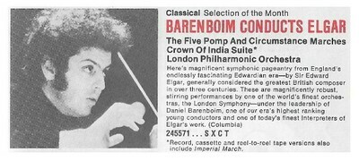 Barenboim, Daniel / Barenboim Conducts Elgar / 1975