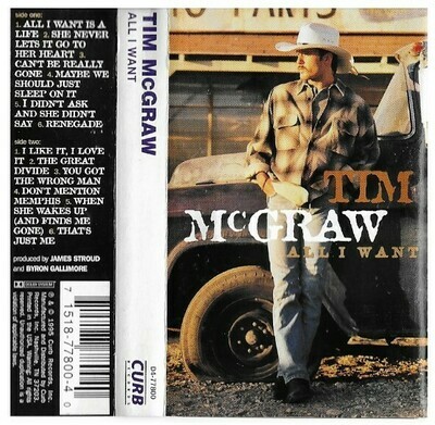 McGraw, Tim / All I Want | Curb D4-77800 | September 1995