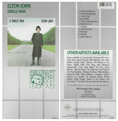 John, Elton / A Single Man | MCA 31181 | 1978